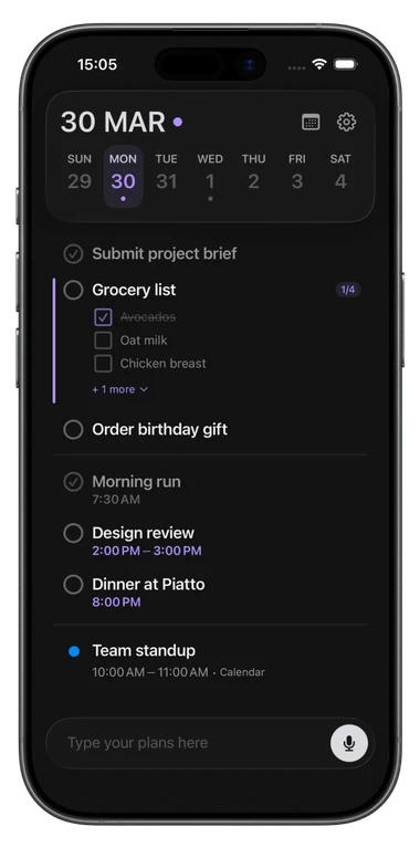 MyTimeo app screenshot
