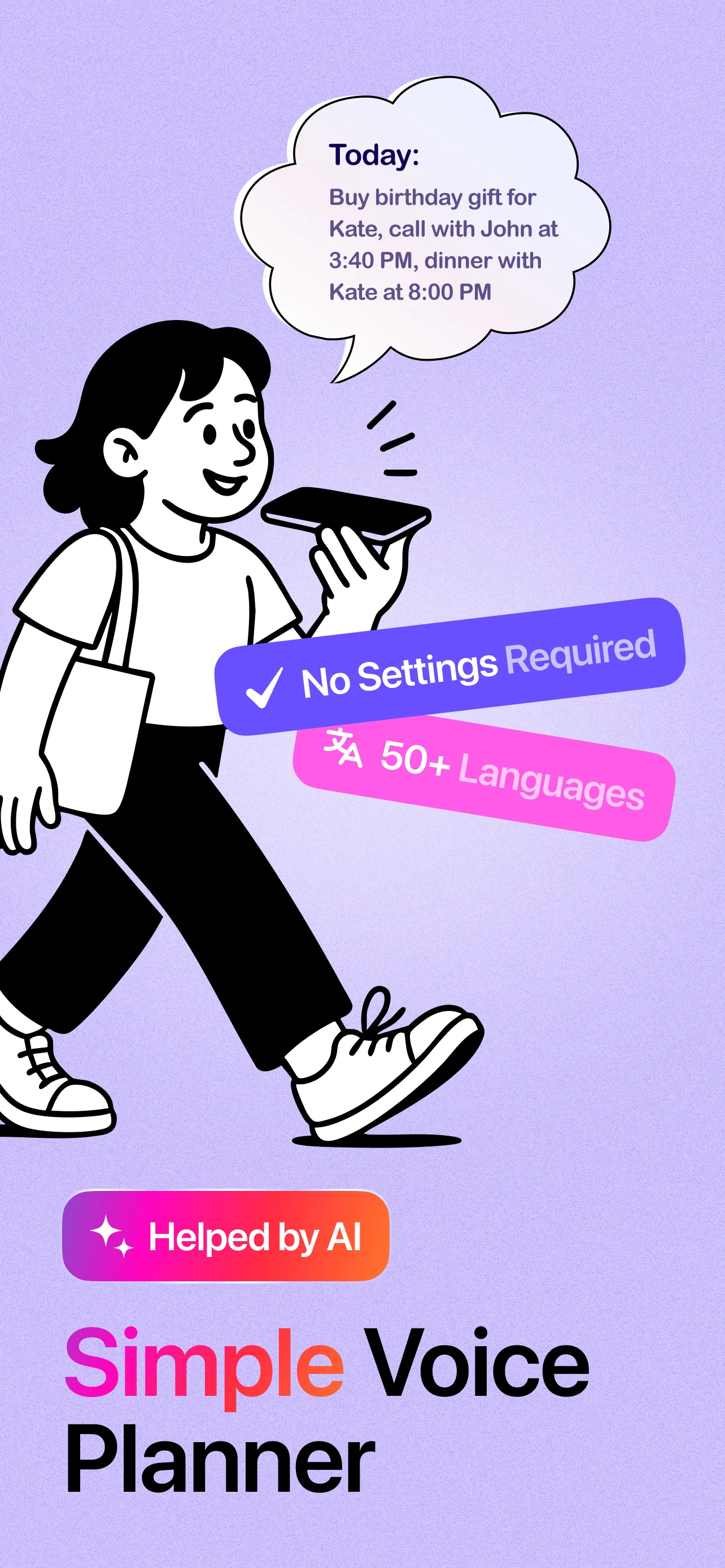 Onboarding: set your daily goals